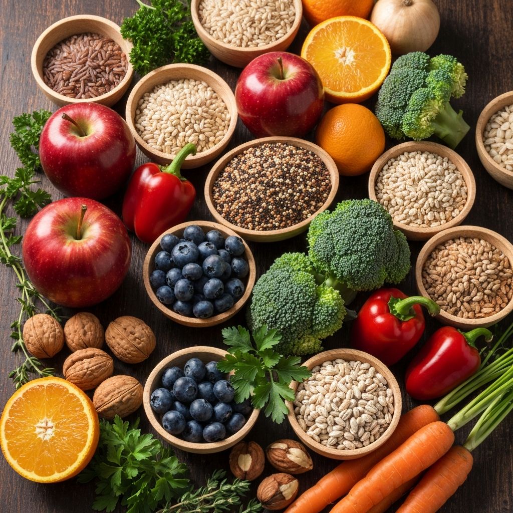 Fresh whole foods arrangement